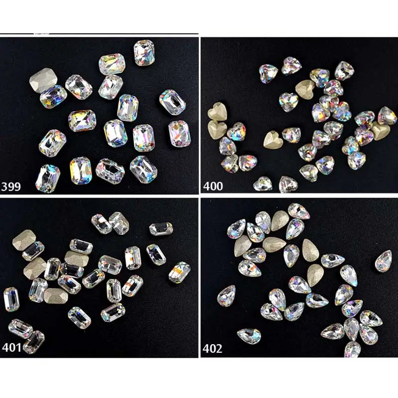 Новинка роскошные украшения для дизайна ногтей в форме бриллианта высокого