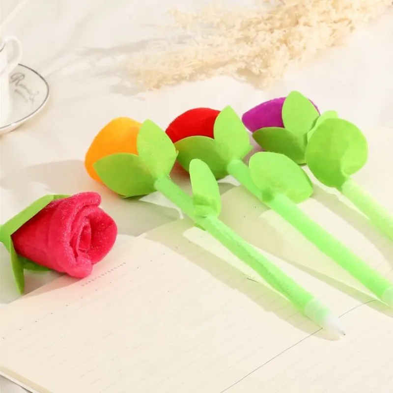 Пышной розы Цветочная Шариковая ручка для студентов пишущие ручки офисные