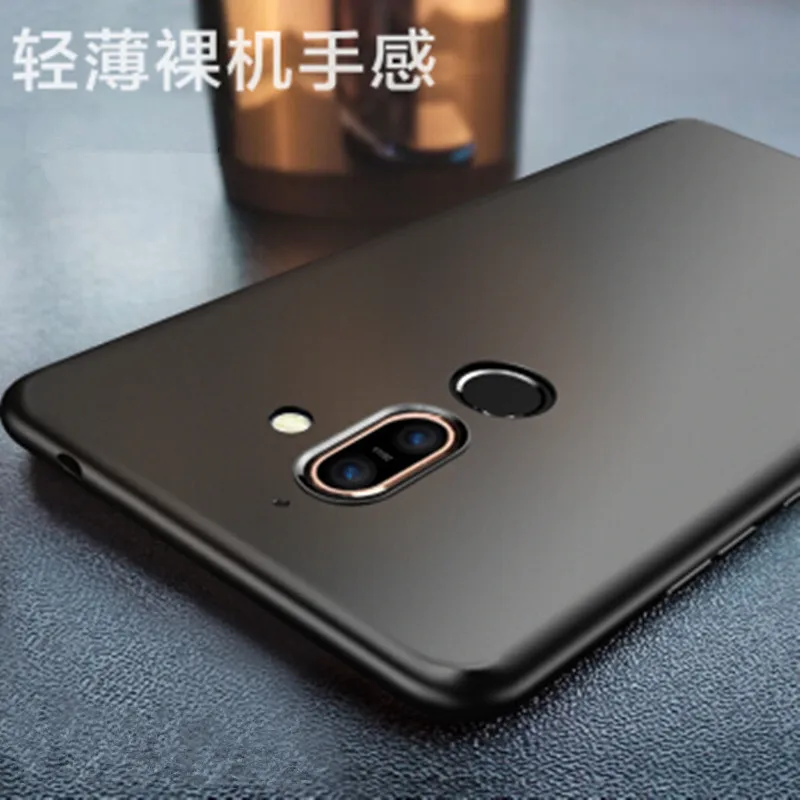 Роскошные матовые мягкий чехол для телефона Nokia 7 Plus силиконовый защитный