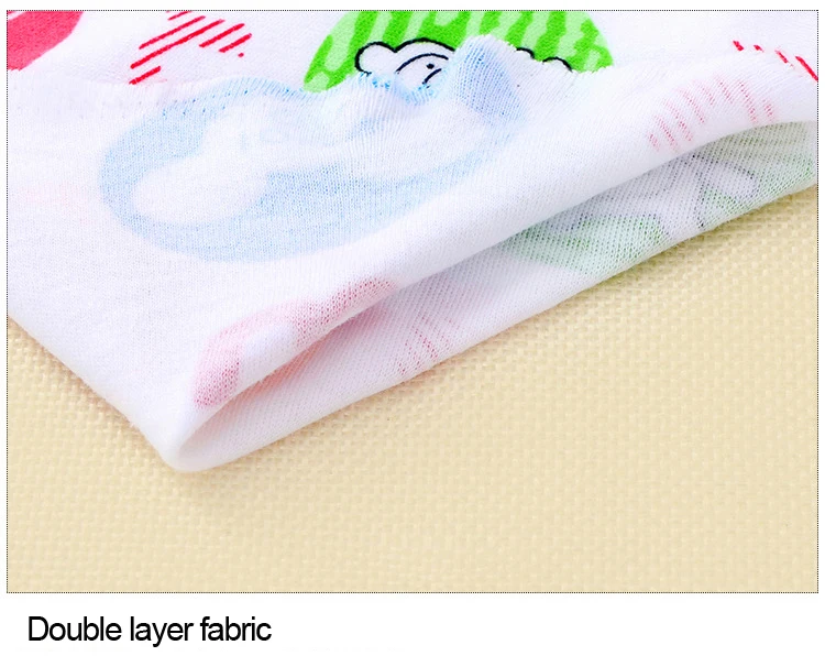 Детский водонепроницаемый треугольный двухслойный детский шарф с рисунком из