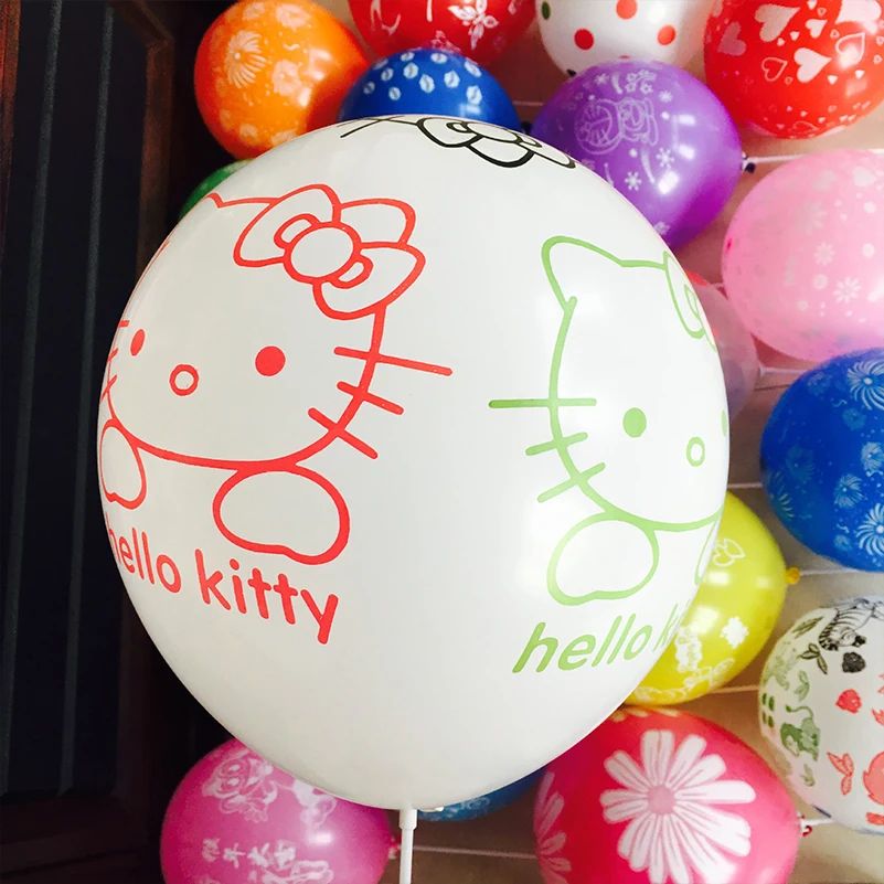 100 шт./лот 12 дюймов Перл воздушный шар латекса печати изображение надувные Шарики
