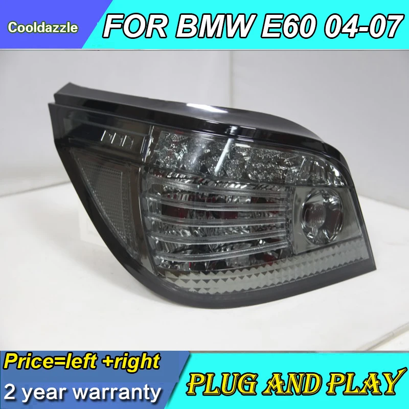 Для BMW E60 5 Серии 520i 523i 525i 528i 530i Задний фонарь LED 2004 2005 2006 2007 года Задние фонари Сигнальные огни.
