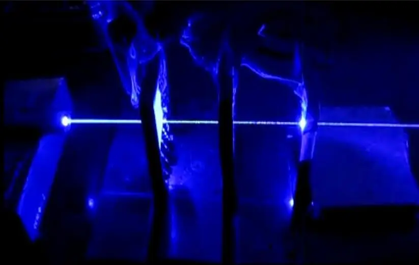 Jshfei Guaranteed100 % 450nm 1 Вт/1000 МВт Фокус Регулируемая Синяя лазерная указка сжигание