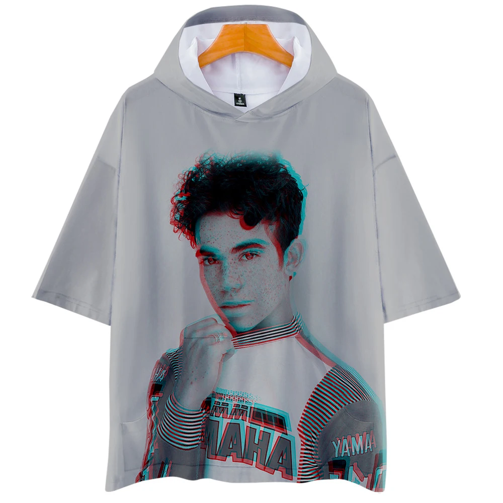 Новинка 2019 года модные летние футболки с короткими рукавами 3D принтом Cameron Boyce