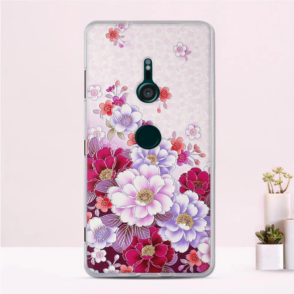 Чехол для sony Xperia XZ3 мягкий чехол из ТПУ XZ4 силиконовый компактный сумка телефона |