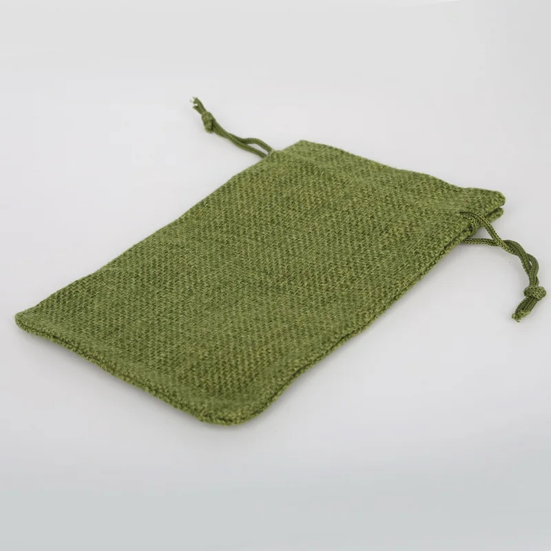 Льняные Подарочные мешки из хлопка 10 х1 4 см держатель для свадебных торжеств