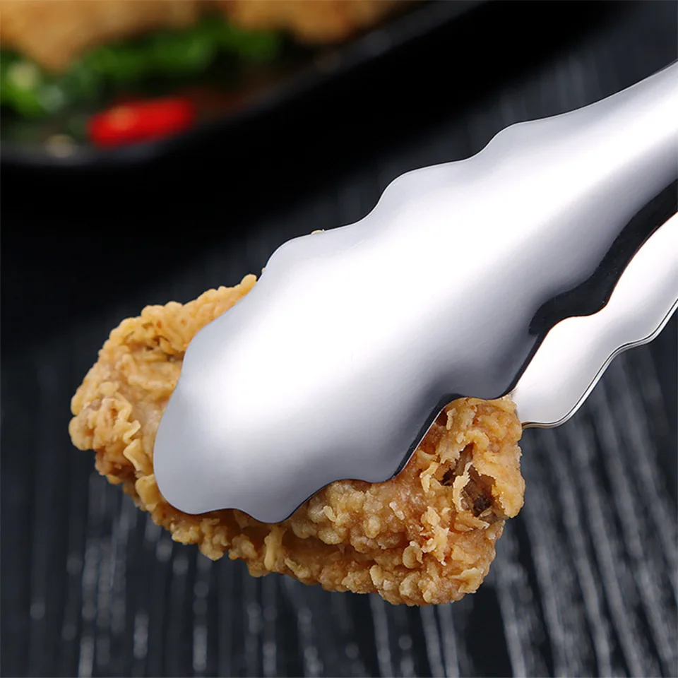 Кухонная утварь Tong 304 нержавеющая сталь для приготовления барбекю мяса буфета