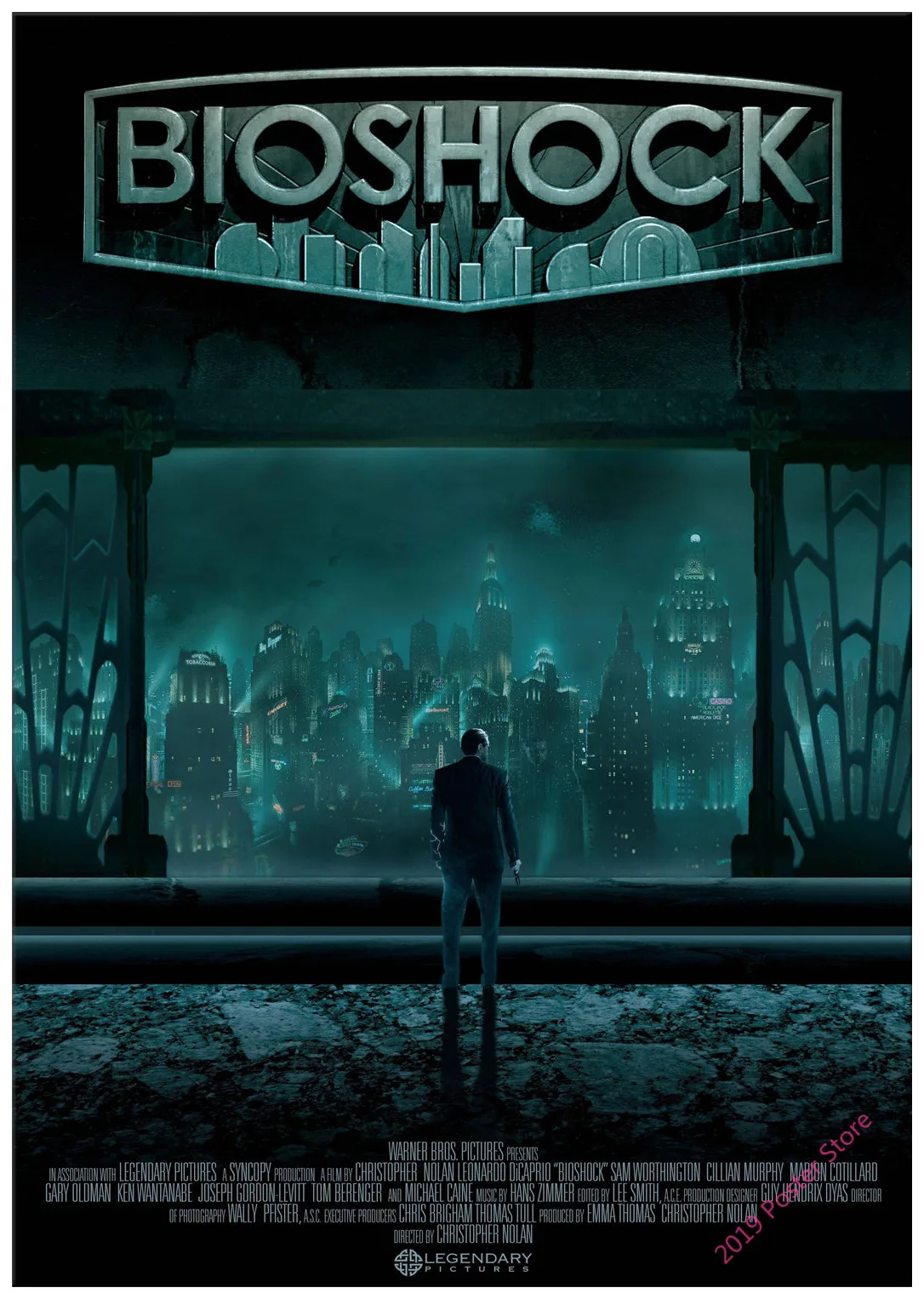 Плакат Bioshock Rapture видео игра Постеры фильма белая бумага Картина Настенная картина для гостиной украшение дома