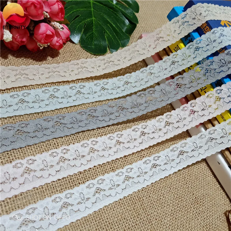 

2.5CM S1200 Elastic Lace Satin Multi-color Lace Trim Garment For Underwear Waist Decoration Underwear Trim