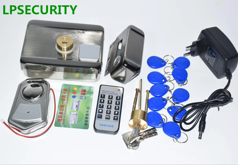 LPSECURITY наружное использование дома Заводские ворота электрический замок двери с