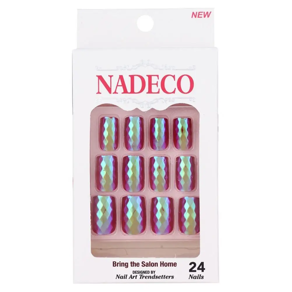 Bellylady Nadeco Ультратонкий зеркало Русалка Дизайн поддельные Гвозди красочные diamond