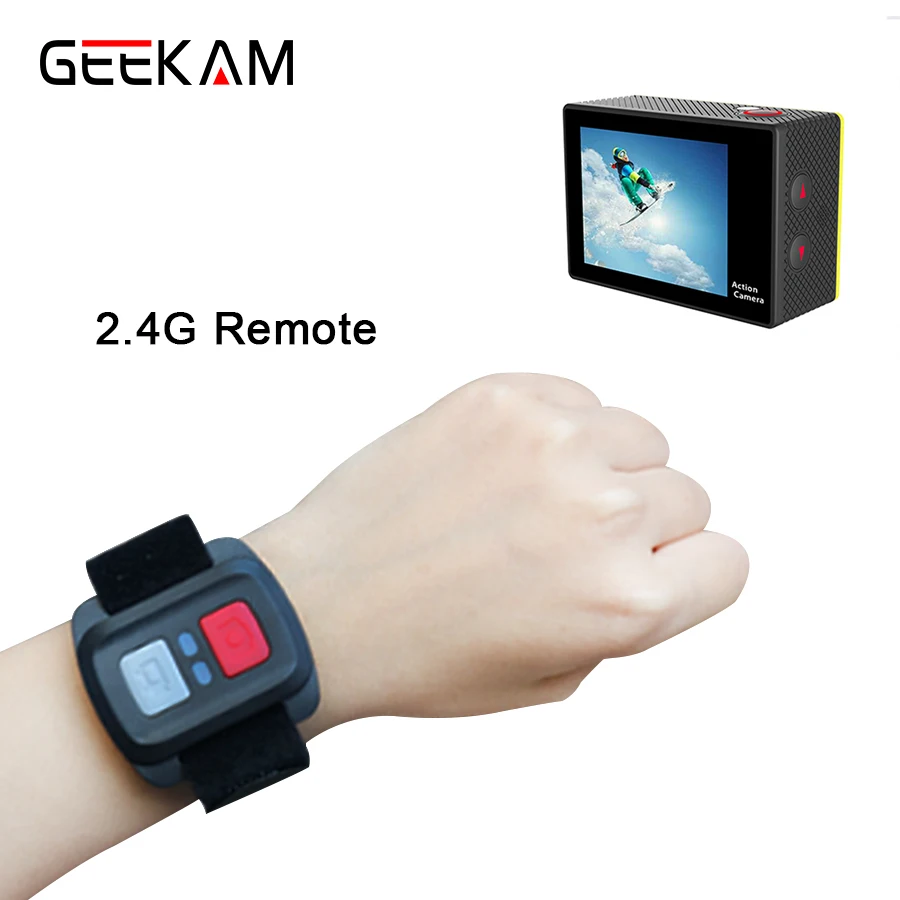 GEEKAM удаленного Управление для H9R H3R S9R поддержка H8R H8RSE не поддерживает SJCAM SOOCOO на