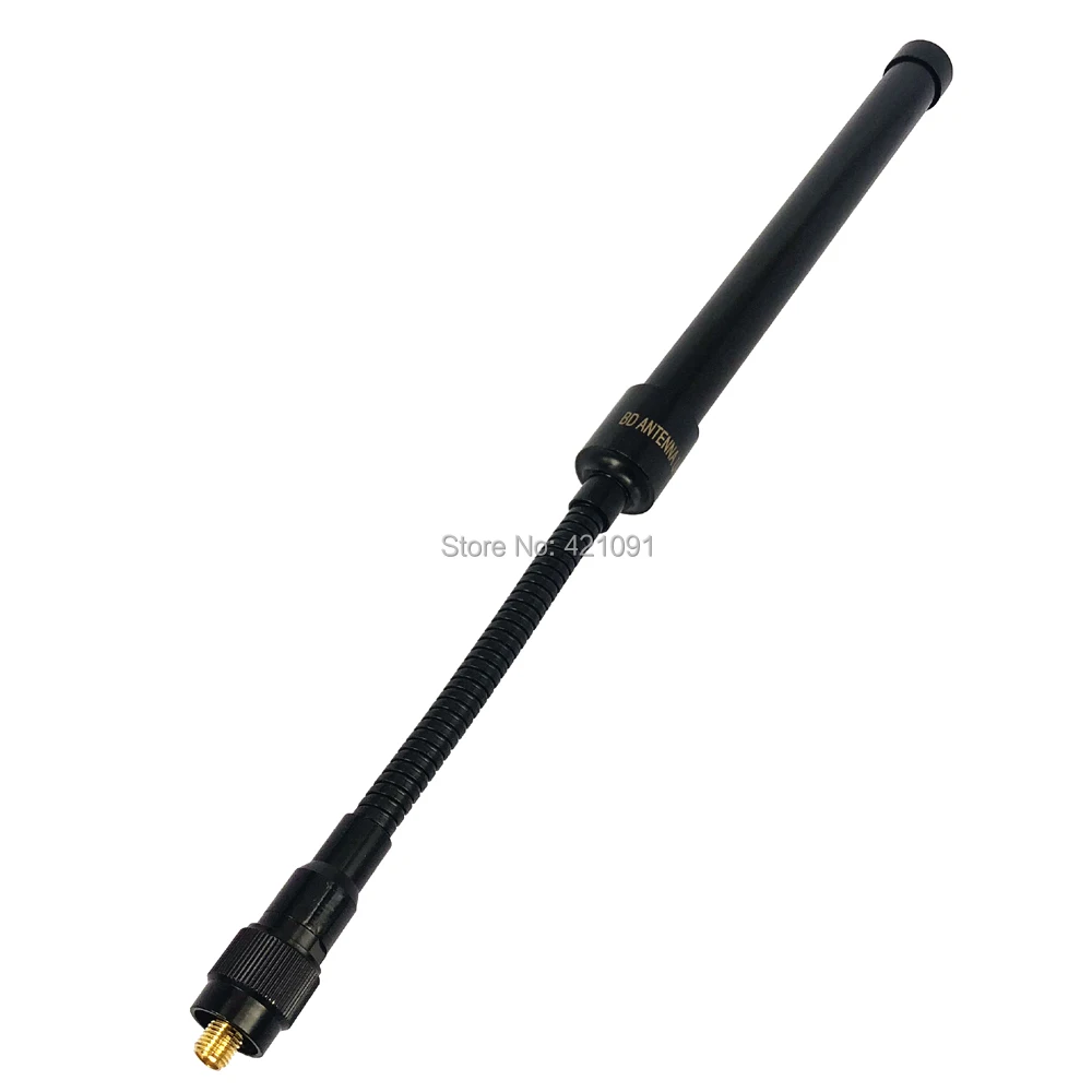 Тактика Гусь трубчатая антенна для Baofeng UV-5R UV-82 UV-9R BF-888s иди и болтай Walkie Talkie “иди и BD Складная антенна UHF AT33 SMA-Аксессуары
