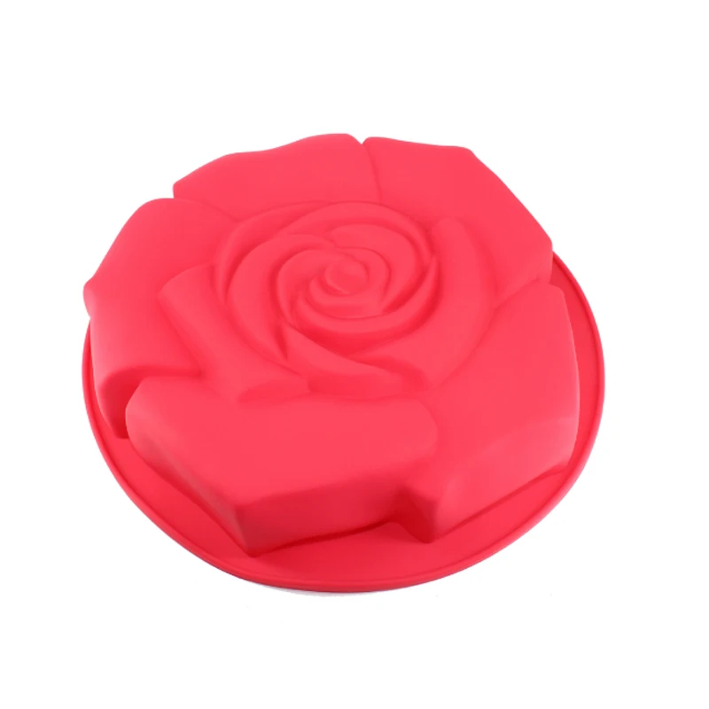 1 шт. 29*6 см Роза Форма силиконовые формы торт шоколадный пудинг DIY Фондант торта
