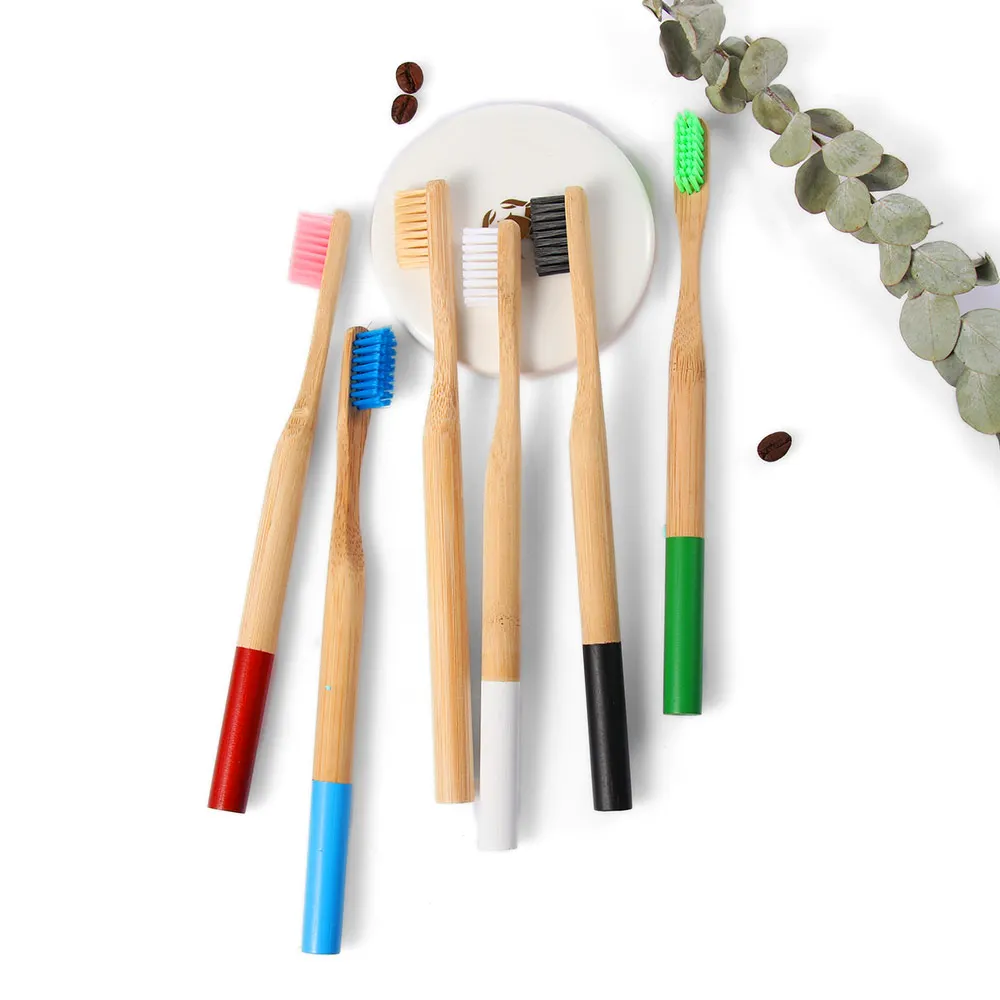 1Pcs Natural Bamboo Toothbrush Soft Bristle Eco Friendly Travel Tooth Brush Oral Care Wood Handle cepillo de dientes Drop Ship