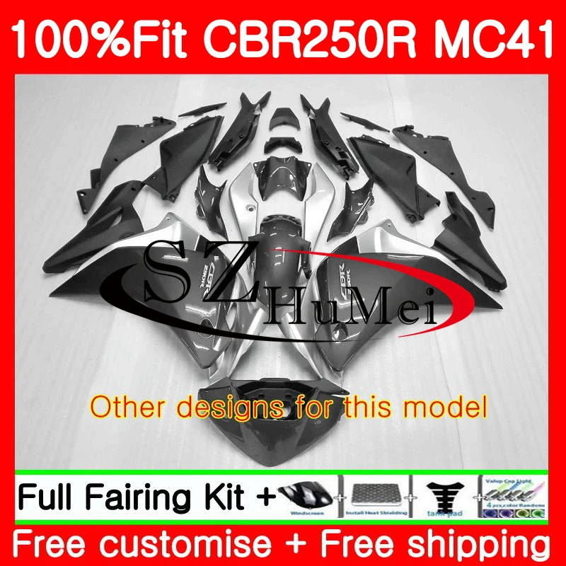 

Injection For HONDA CBR250R MC41 11 12 13 14 15 CBR250 R 117SH.12 CBR 250R 250 R Blue black 2011 2012 2013 2014 2015 Fairings