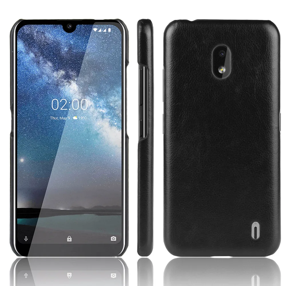 

Litchi pattern Retro PU Leather case For Nokia 2.2