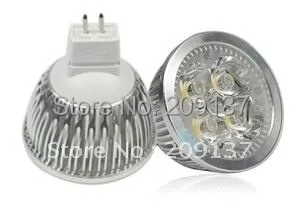 Диммируемая светодиодная лампочка GU5.3 CREE MR16 12 Вт 4x3 с теплым и холодным белым
