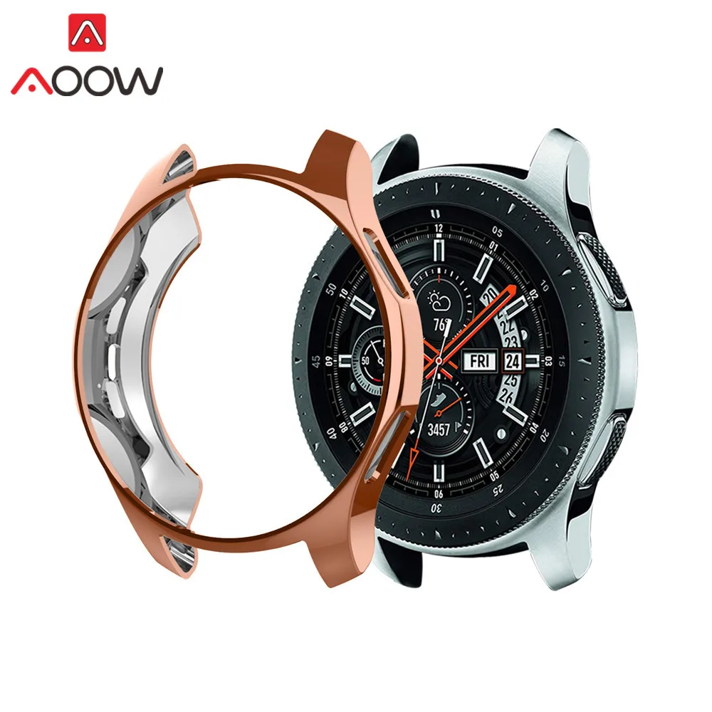 Мягкий ультратонкий защитный чехол из ТПУ для Samsung Galaxy Watch 42 мм 46 с полной защитой
