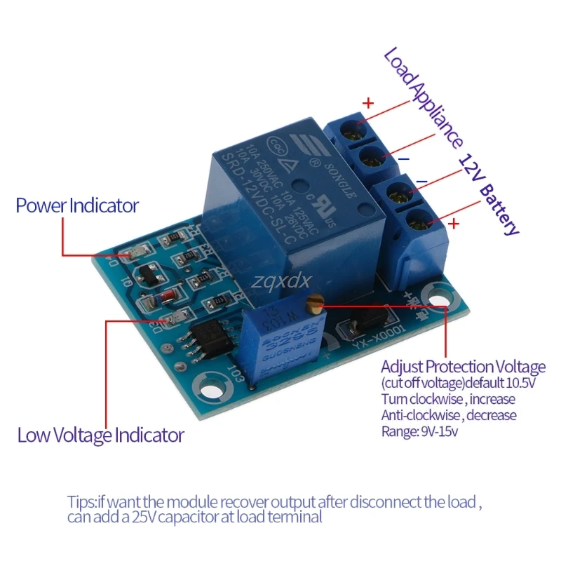 12V Батарея низкая Напряжение отрезать переключатель контроллер чрезмерного модуль защиты и Прямая поставка