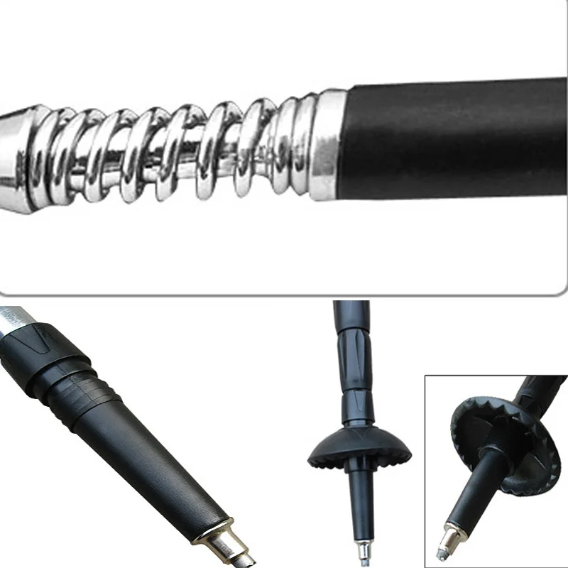 Новинка 3 цвета треккинговый лыж сноуборд палка для ходьбы регулируемый