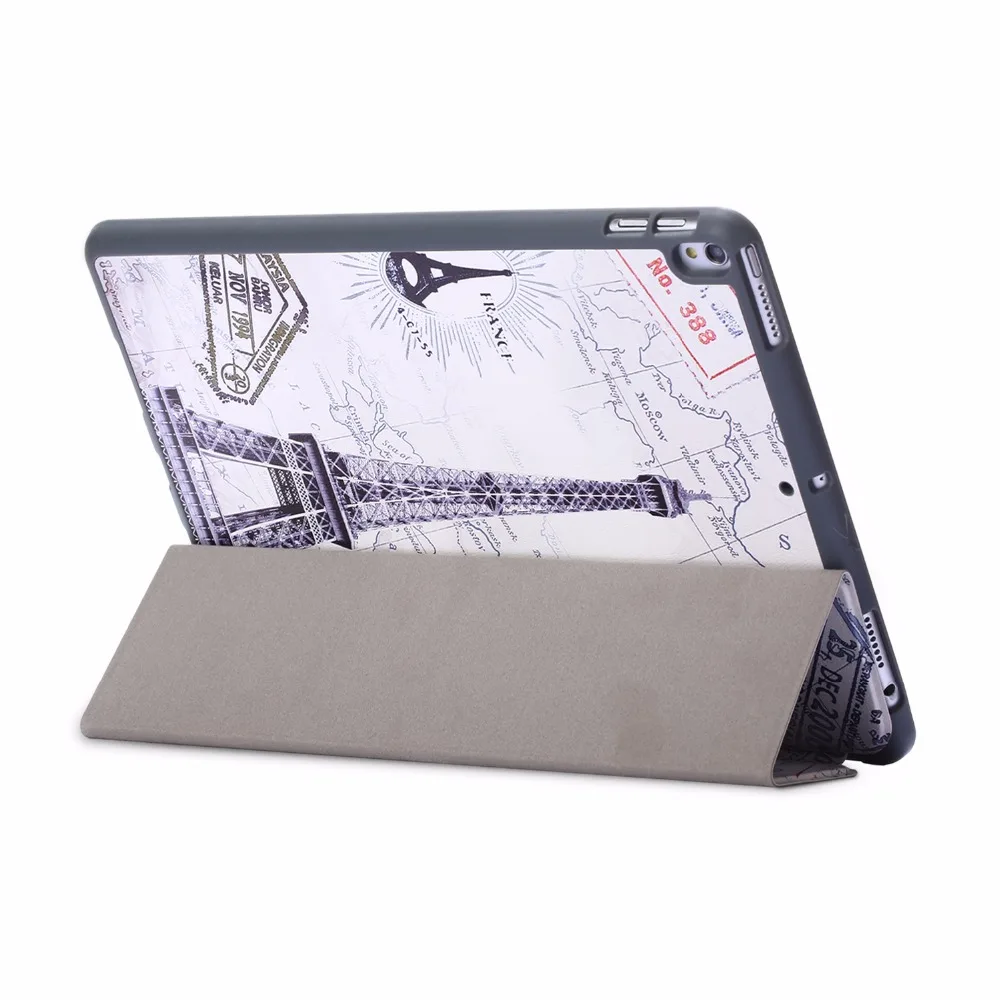 Мягкий силиконовый чехол для Apple iPad Air 10,5 Pro 10,5 чехол Trifold Магнитный умный сон Funda+ пенал