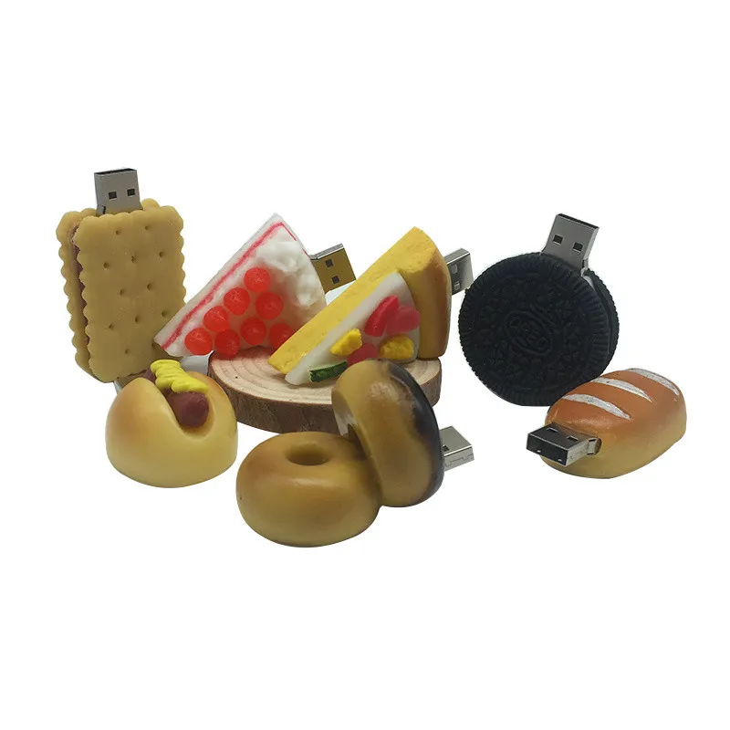 Usb флеш-накопитель 128 ГБ, память usb 2,0, 16 ГБ, 4 ГБ, 8 ГБ, флешка 16 ГБ, 32 ГБ, 64 ГБ,, usb карта памяти, ручка серии "Пицца", накопитель