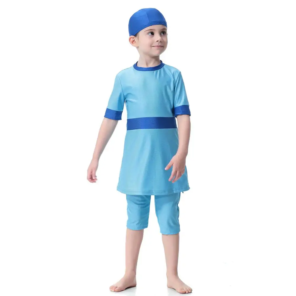 Купальники для мусульманских девушек женский купальник с коротким рукавом