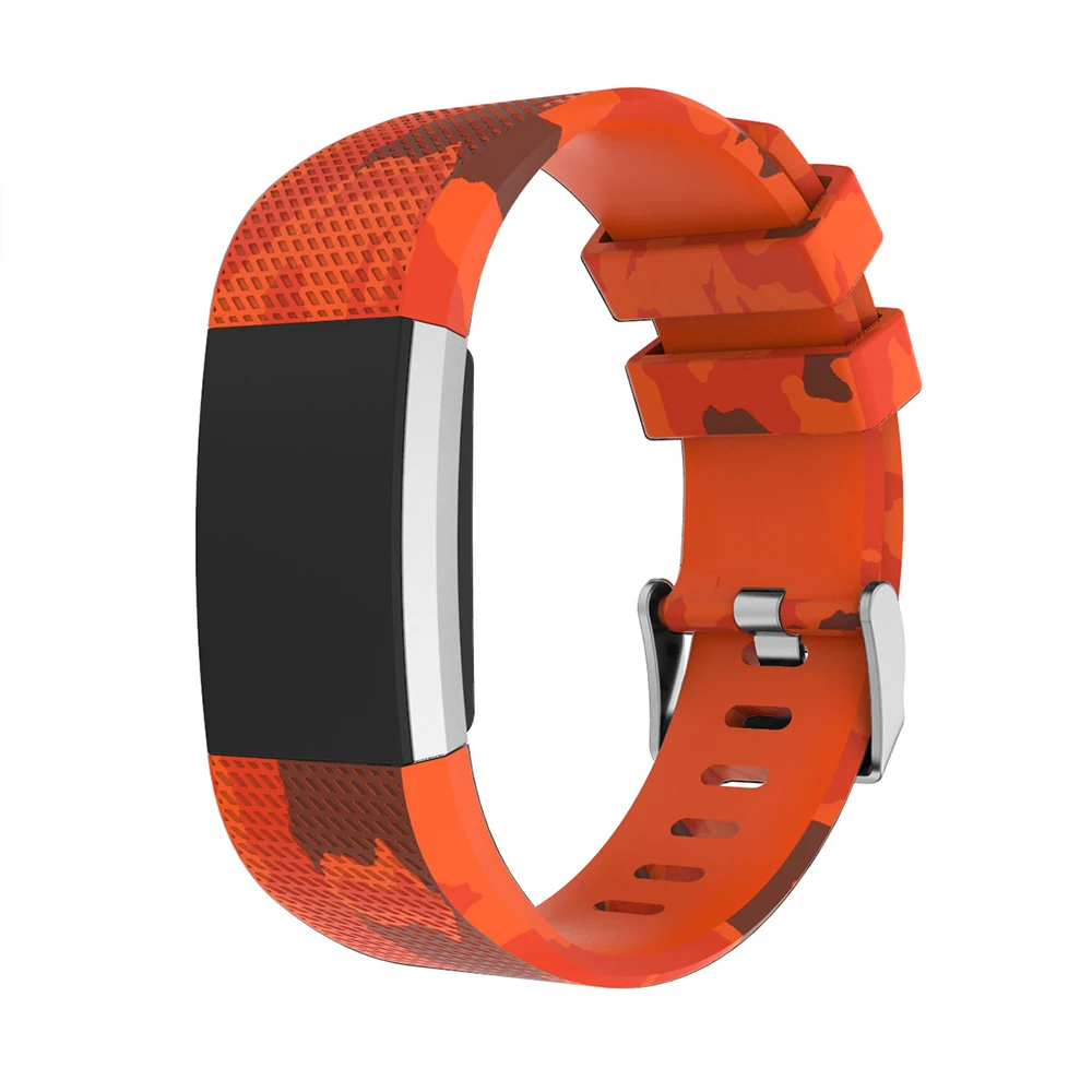Ремешок силиконовый для смарт-часов Fitbit Charge 2 Размеры S L на выбор | Наручные часы