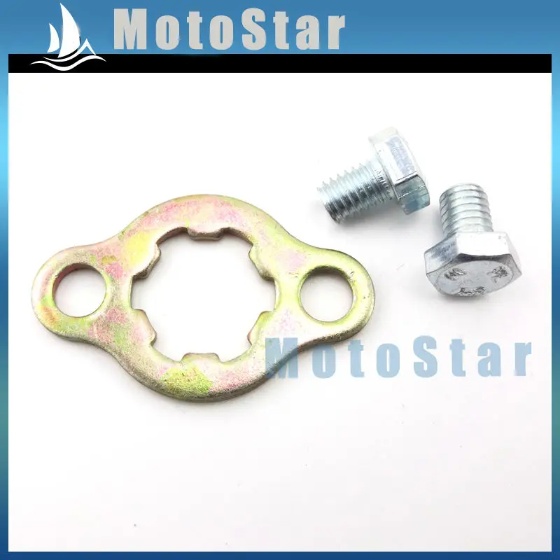 Звездочка двигателя 17 мм 2 комплекта фиксатор пластины для китайского