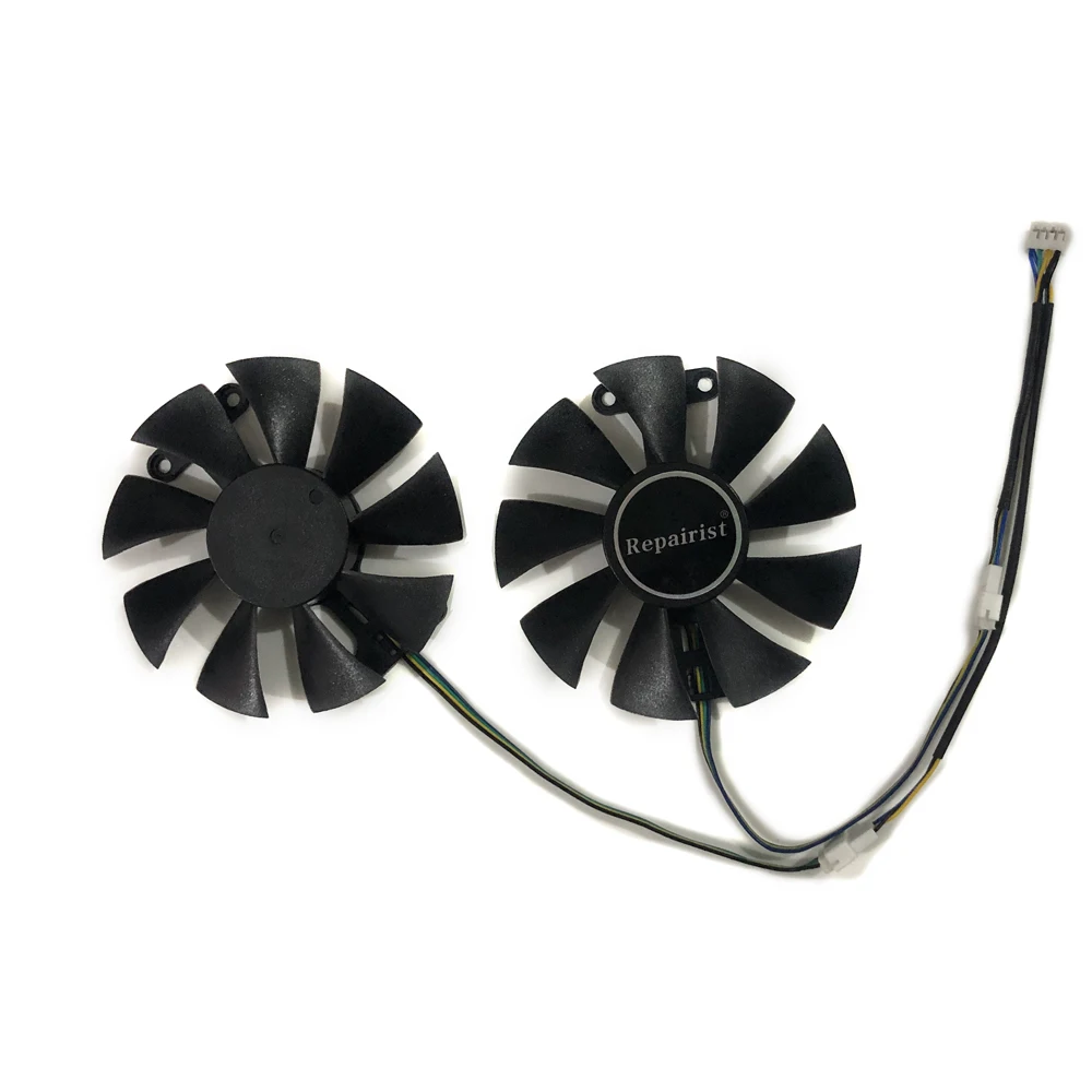 2 шт./компл. Geforce GTX950 GTX960 GPU Графика карты Cooler VGA вентилятор для Zotac GTX 950/960 AMP