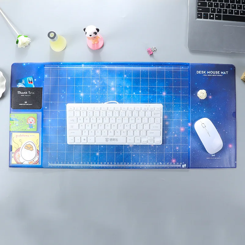 

Cool Moon/Starry sky pattern plastic desk mouse mat school office supplies creative gift