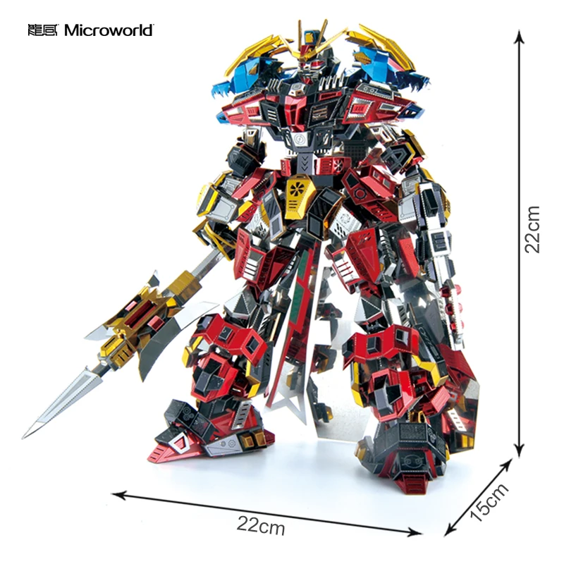 MMZ MODEL Microworld LYUBU Warrior 3D Metal Puzzle DIY Assemble Model Kits Laser Cut Jigsaw Toys R003
