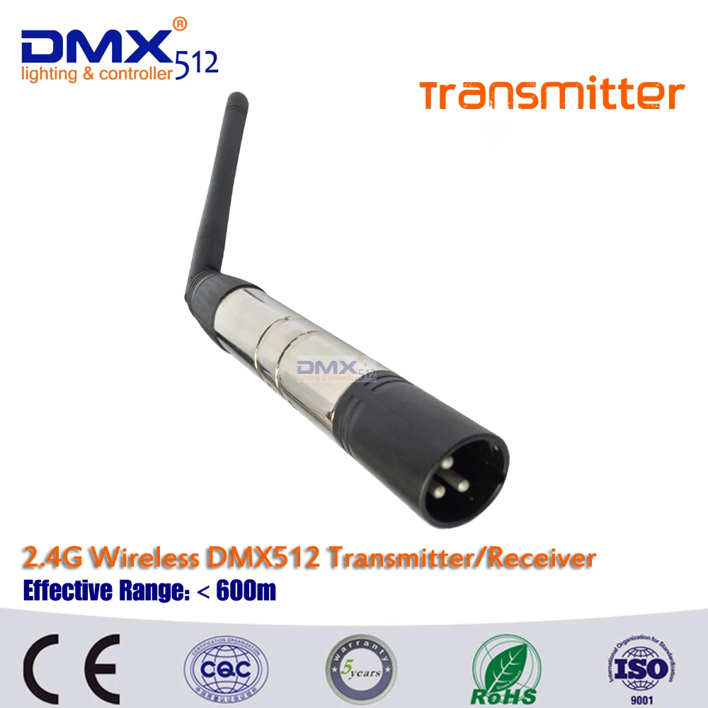 Бесплатная доставка DHL 2 4G беспроводной DMX шт передатчик и 16 приемники|wireless dmx|dmx