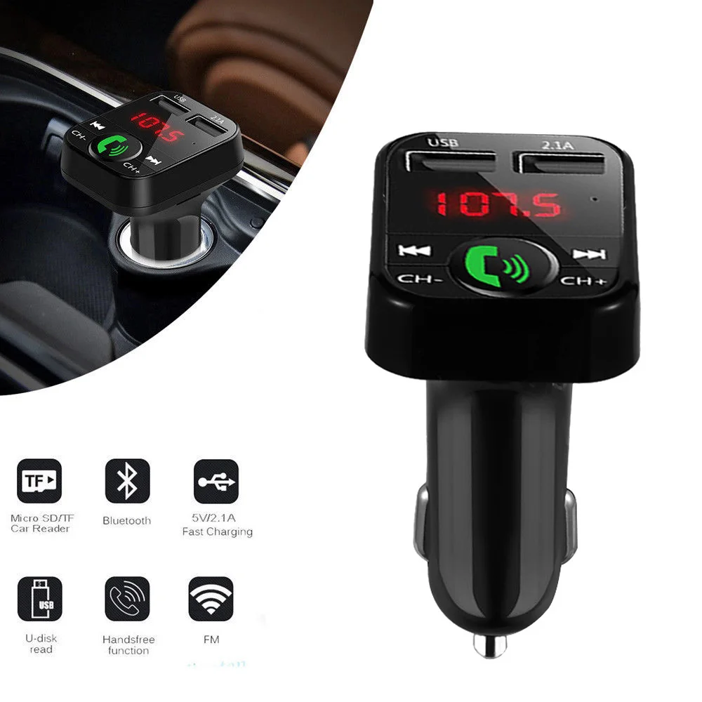Автомобильный комплект громкой связи беспроводной Bluetooth Стерео FM музыкальный