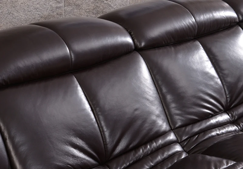 Бесплатная доставка современный дизайн мебели диван из натуральной кожи умный