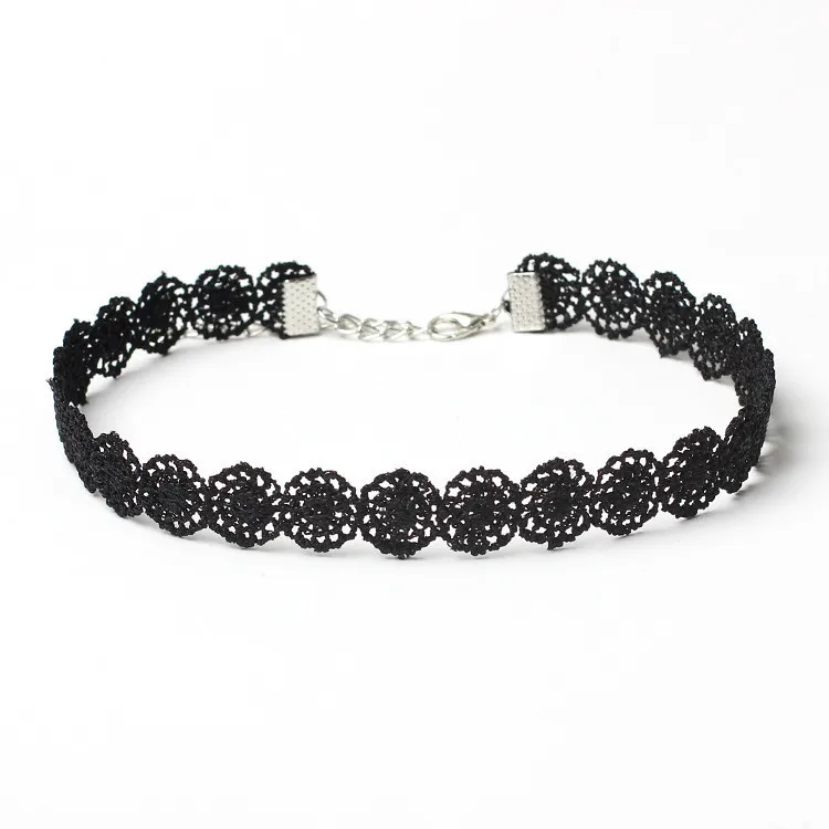 9 шт готичный панк стиль стрейч бархат татуировки Кружева ювелирные изделия