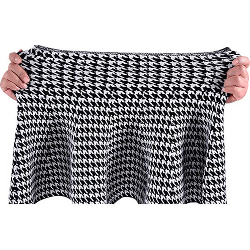 Юбка MWSFH Женская трикотажная с эластичной высокой талией мини-юбка