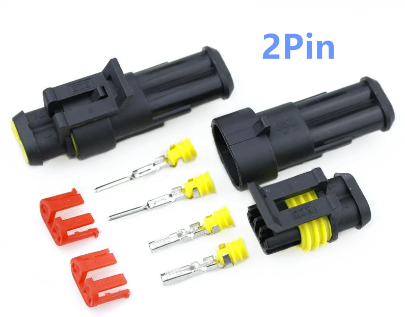 1/5/10 комплект 2 контактный штекер супер уплотнение водонепроницаемый