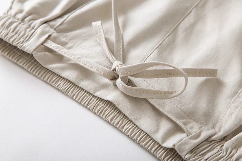 

Aihuyigui Plus Size Casual Simple Cotton And Linen Pants 2019 Summer Autumn New Women Linen Straight Pants Pants M-xxxl Ru254