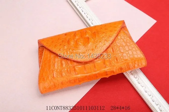 100% натуральные Кошельки и кошелек из крокодиловой кожи клатч аллигатора