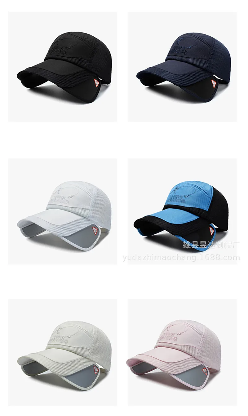 SILOQIN Snapback кепки для мужчин сетки дышащие бейсболки женщин's хвост сетчатая шапка Новинка выдвижной козырек большой шапки
