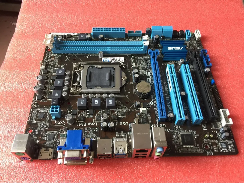 ASUS оригинальная материнская плата для ноутбука P8B75-M LE DDR3 Intel B75 LGA 1155 Core i7/Core i5/Core i3 |
