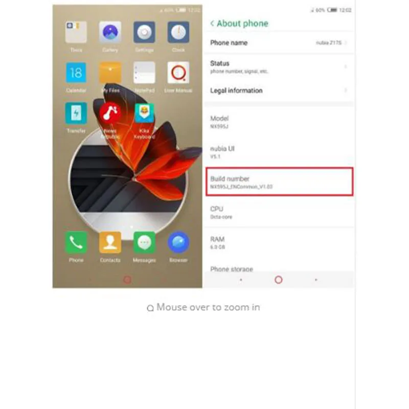 Глобальная прошивка Nubia Z17S 6 г 64 Полный экран мобильного телефона Snapdragon 835 Octa Core 5 73