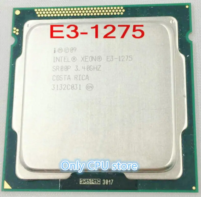 Процессор Intel E3-1275 чип 1155 pin 4 core 8 thread 3,4G частота официальная версия