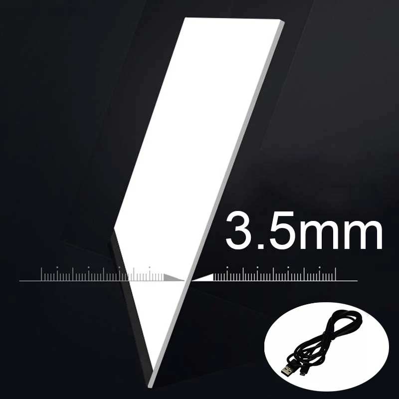 A4 LED Cartoon Light Tablet Pad USB Charging Copyboard Board Table Diamond Painting Cross Stitch tool | Дом и сад