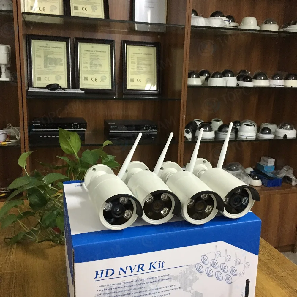 IP-камера наружного видеонаблюдения TOPCAM 4 канала 960P HD ИК ночное видение |