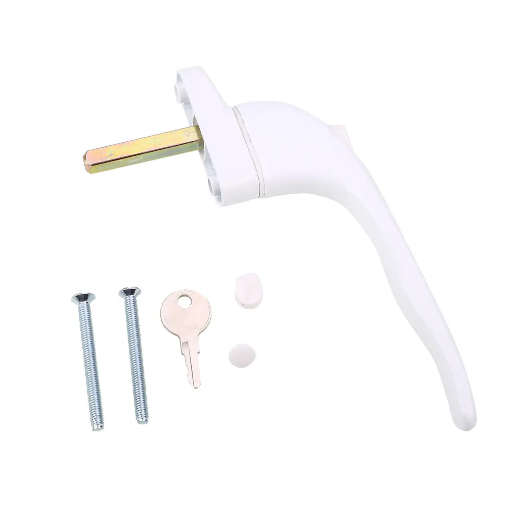 Алюминиевый сплав встроенный Espag НПВХ рычаг для окна ручка замка белый домашней