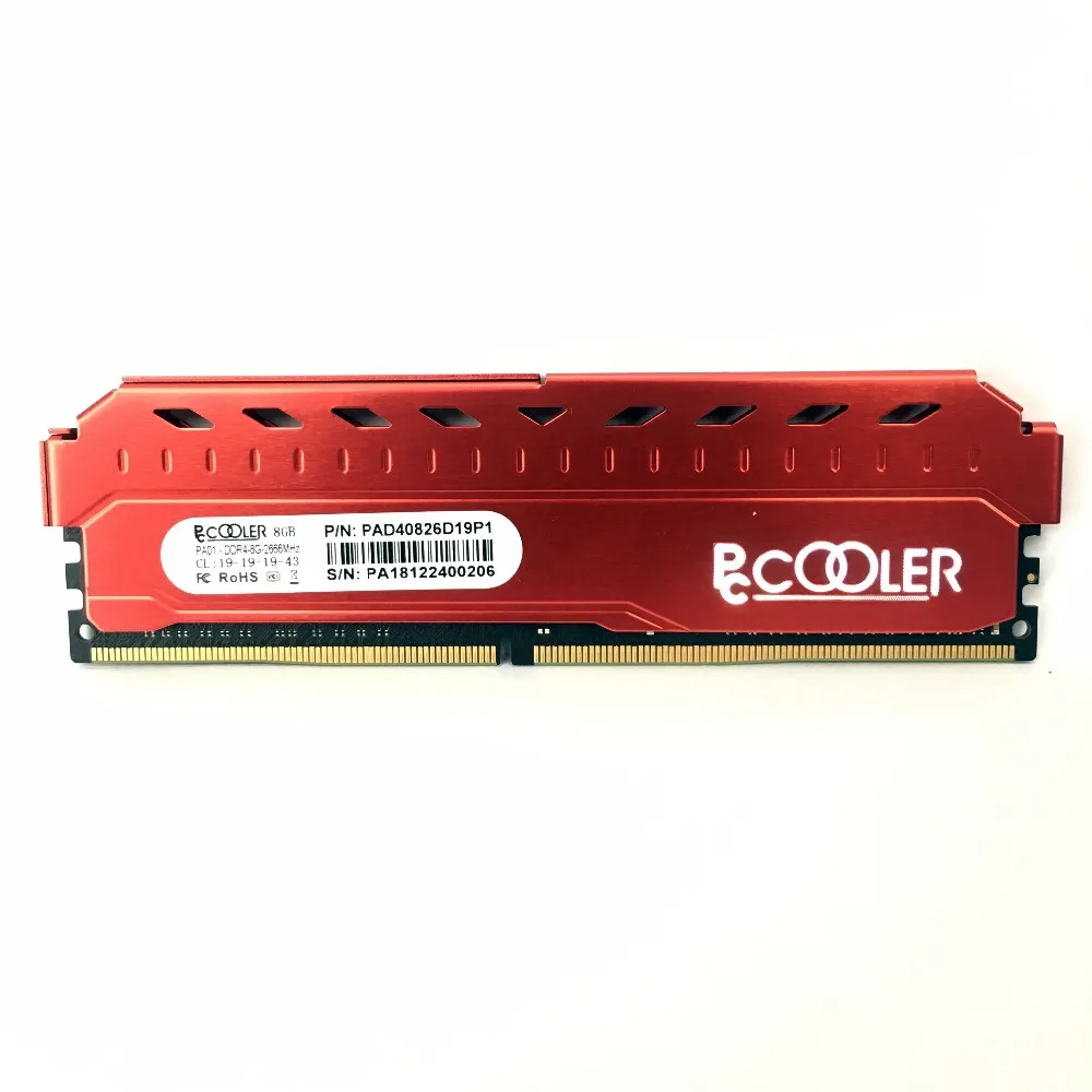 Pccooler 4GB 8GB 16GB 3200 PC Память RAM Memoria модуль компьютерный Настольный 4G 8G 16G DDR4 PC4 3200MHZ 2400Mhz
