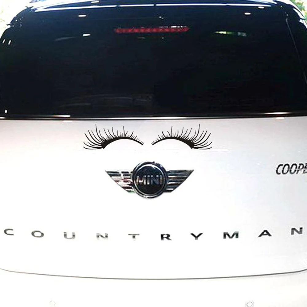 Стайлинг автомобиля ресницы наклейка и для кузова Ford Focus Mazda 3 Vw Golf Polo Opel Kia Peugeot 307 203